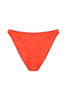 Poppy red orange Penelope bikini bottom by Else. Front view on white background.