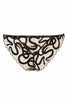 Studio Pia Naga snake embroidered sheer bikini brief, back view, on plain white background